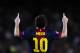 BARCELONA, SPAIN - SEPTEMBER 19: Lionel Messi of FC Barcelona (C) celebrates after scoring his team's third goal during the UEFA Champions League Group G match between FC Barcelona and FC Spartak Moscow at Camp Nou on September 19, 2012 in Barcelona, Spain. (Photo by David Ramos/Getty Images)