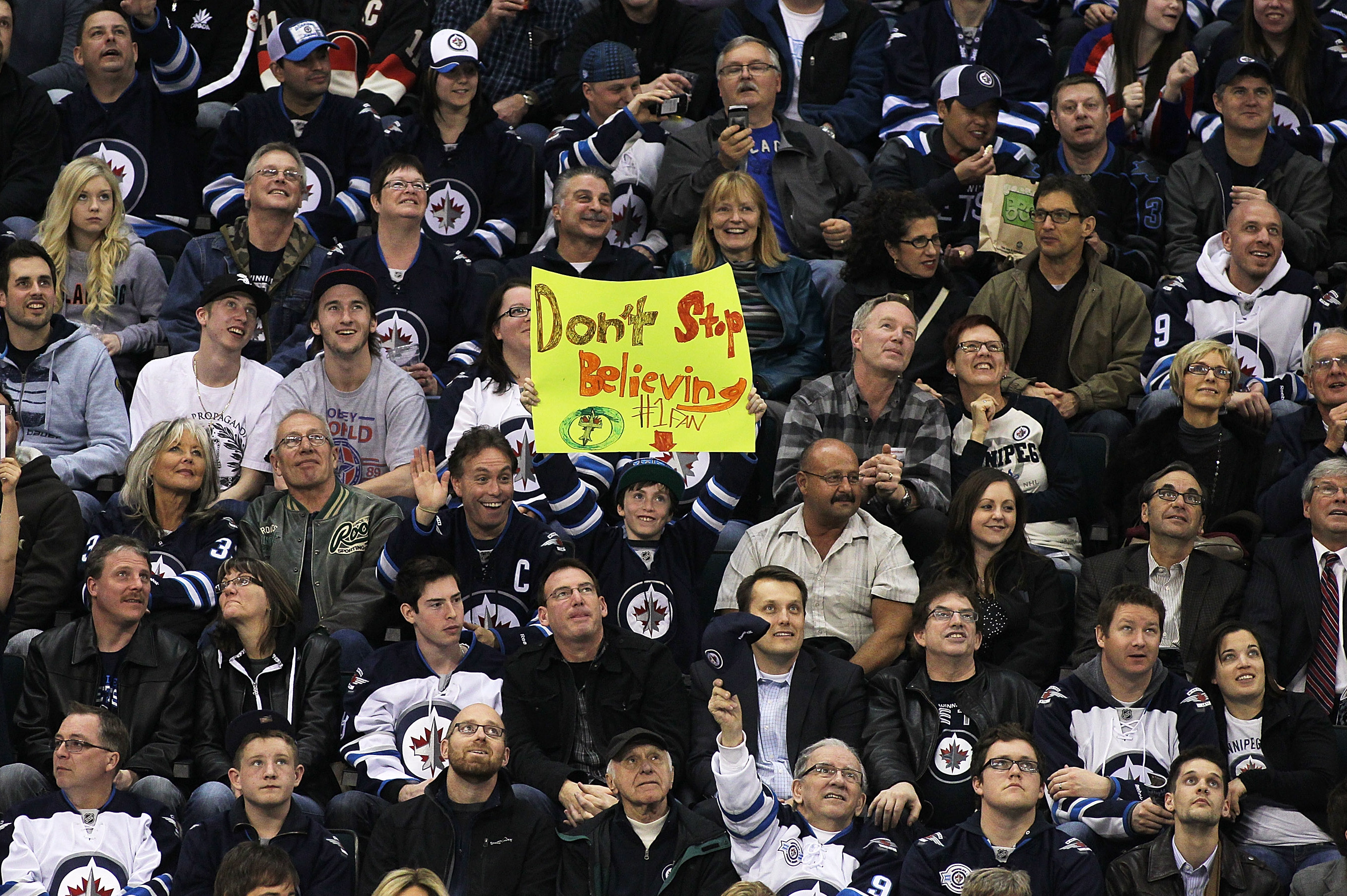 Column: Fans on board as Winnipeg Jets rocket toward possible