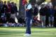 MEDINAH, IL - SEPTEMBER 28: Tiger Woods of the United States reacts to a poor shot during the Afternoon Four-Ball Matches for The 39th Ryder Cup at Medinah Country Club on September 28, 2012 in Medinah, Illinois. (Photo by Ross Kinnaird/Getty Images)