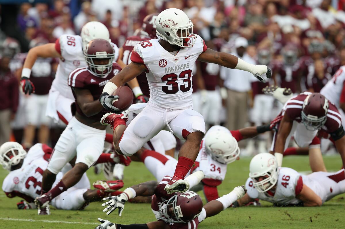 College Football Scores 2012 Arkansas and the Most Devastating
