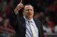 CHICAGO, IL - APRIL 28: Head coach Tom Thibodeau of the Chicago Bulls gives instructions to his team against the Philadelphia 76ers in Game One of the Eastern Conference Quarterfinals during the 2012 NBA Playoffs at the United Center on April 28, 2012 in Chicago, Illinois. The Bulls defeated the 76ers 103-91. NOTE TO USER: User expressly acknowledges and agrees that, by downloading and or using this photograph, User is consenting to the terms and conditions of the Getty Images License Agreement. (Photo by Jonathan Daniel/Getty Images)
