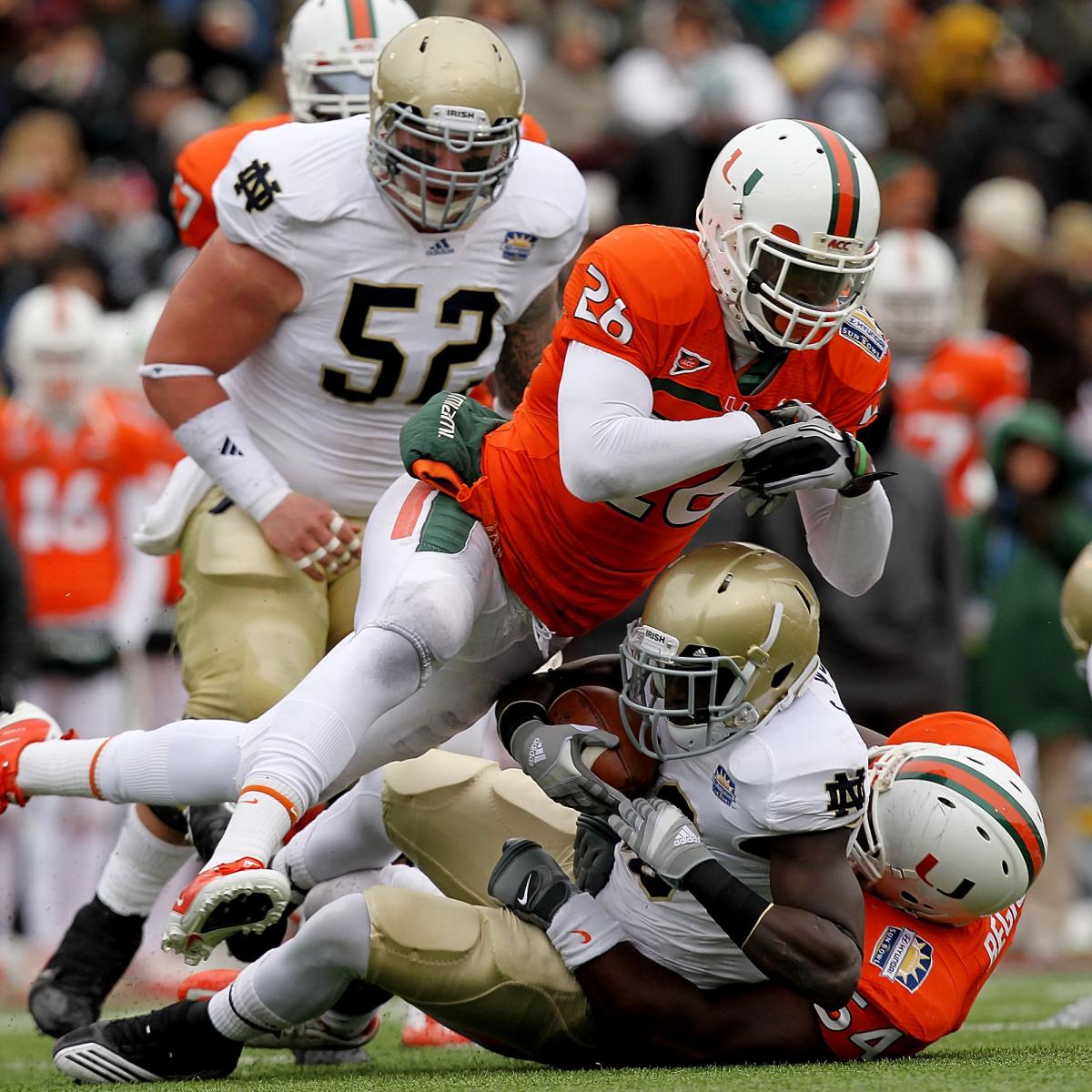 Miami Vs Notre Dame Complete Game Preview Bleacher