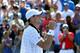 WINSTON-SALEM, NC - AUGUST 25: John Isner of the USA celebrates after defeating Tomas Berdych of Czech Republic during the finals of the Winston-Salem Open at Wake Forest University on August 25, 2012 in Winston-Salem, North Carolina. (Photo by Streeter Lecka/Getty Images)