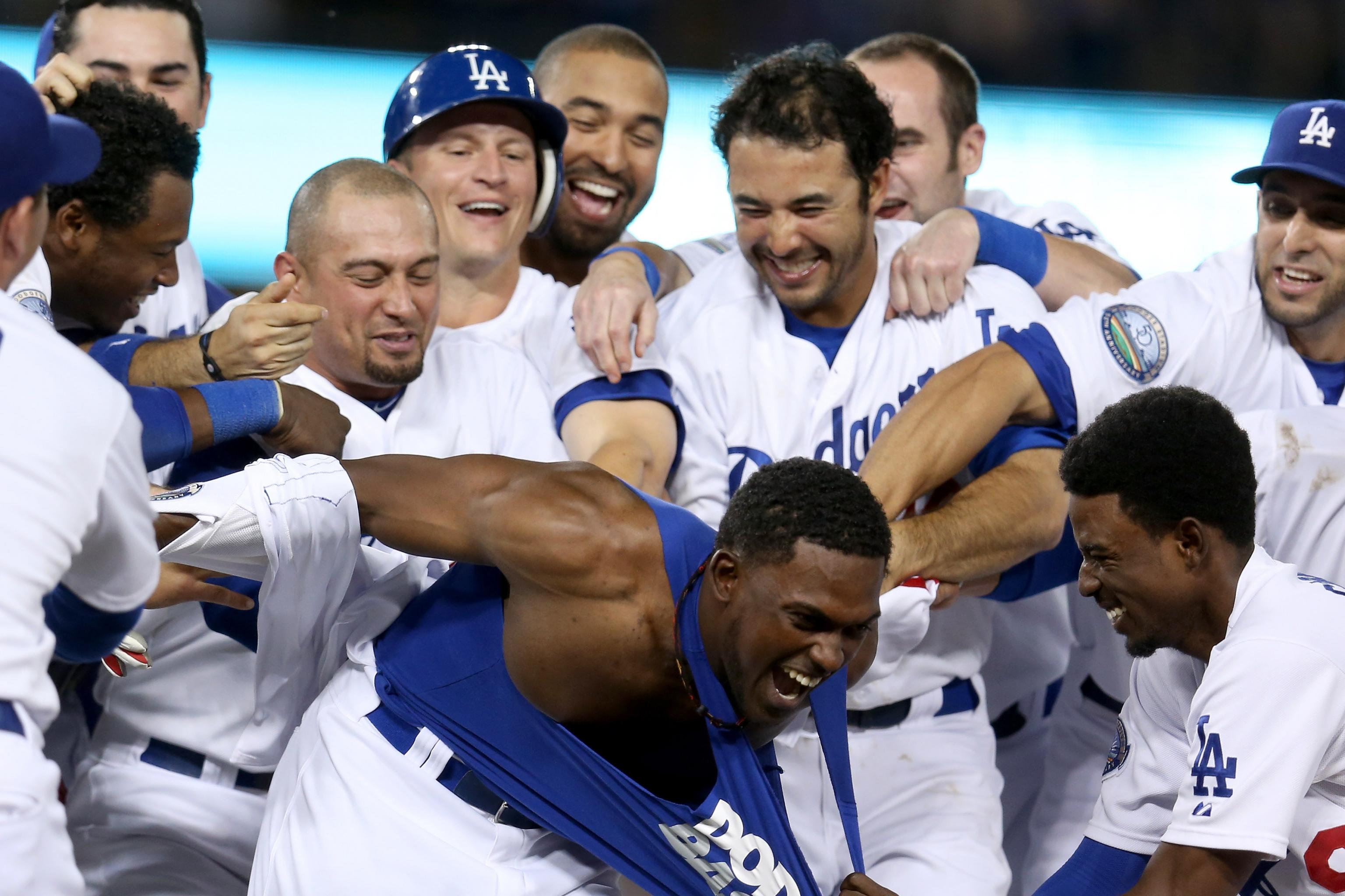 Los angeles dodgers bobby abreu hi-res stock photography and