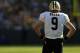 GREEN BAY, WI - SEPTEMBER 30: Drew Brees #9 of the New Orleans Saints awaits the start of play against the Green Bay Packers at Lambeau Field on September 30, 2012 in Green Bay, Wisconsin. The Packers defeated the Saints 28-27. (Photo by Jonathan Daniel/Getty Images)