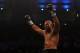 ATLANTIC CITY, NJ - APRIL 28: Seth Mitchell celebrates after he won by TKO in the fourth round against Chazz Witherspoon during their NABO Heavyweight Title fight at Boardwalk Hall Arena on April 28, 2012 in Atlantic City, New Jersey. (Photo by Al Bello/Getty Images)