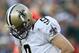 GREEN BAY, WI - SEPTEMBER 30: Quarterback Drew Brees #9 of the New Orleans Saints looks down during a time out in the third quarter against the Green Bay Packers at Lambeau Field on September 30, 2012 in Green Bay, Wisconsin. The Packers defeated the Saints 28-27. (Photo by Jeff Gross/Getty Images)