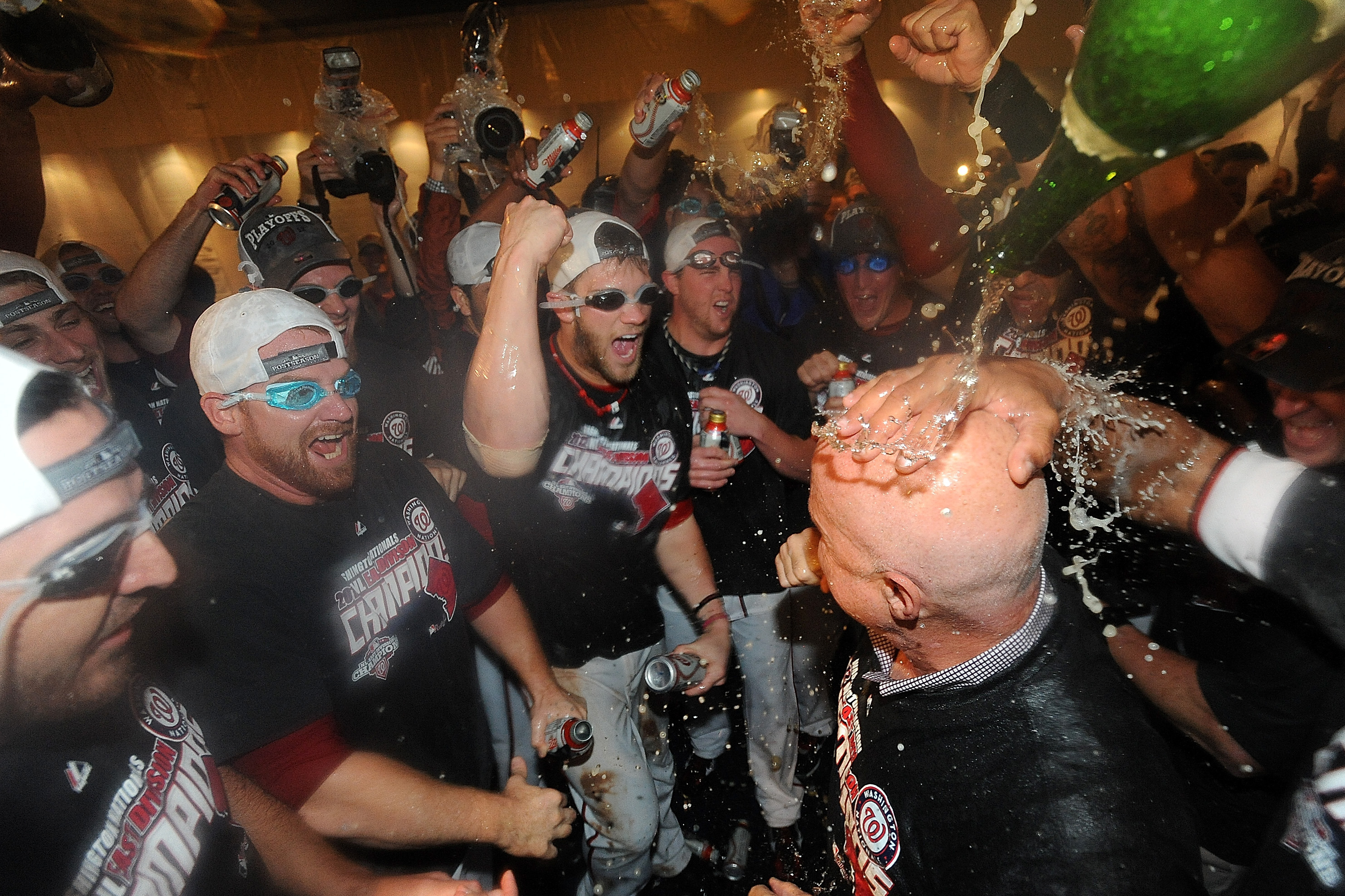 Nationals' Harper revels in celebration with