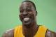 EL SEGUNDO, CA - OCTOBER 01: Dwight Howard #12 of the Los Angeles Lakers laughs as he poses for members of the media during Media Day at Toyota Sports Center on October 1, 2012 in El Segundo, California. (Photo by Harry How/Getty Images)