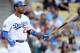LOS ANGELES, CA - OCTOBER 03: Matt Kemp #27 of the Los Angeles Dodgers reacts as he strikesout against the San Francisco Giants during the fourth inning at Dodger Stadium on October 3, 2012 in Los Angeles, California. (Photo by Harry How/Getty Images)