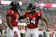 ATLANTA, GA - JANUARY 01: Julio Jones #11 and Roddy White #84 of the Atlanta Falcons against the Tampa Bay Buccaneers at Georgia Dome on January 1, 2012 in Atlanta, Georgia. (Photo by Kevin C. Cox/Getty Images)