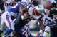 ORCHARD PARK, NY - SEPTEMBER 30: Stevan Ridley #22 of the New England Patriots runs against the Buffalo Bills at Ralph Wilson Stadium on September 30, 2012 in Orchard Park, New York.New England won 52-28. (Photo by Rick Stewart/Getty Images)