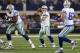 Tony Romo heading into one of his forty passes on Monday Night Football