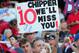 ATLANTA, GA - OCTOBER 5: A fan of Chipper Jones #10 of the Atlanta Braves holds up a sign of support during the game against the St. Louis Cardinals during the National League Wild Card Game at Turner Field on October 5, 2012 in Atlanta, Georgia. (Photo by Scott Cunningham/Getty Images)