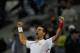 BEIJING, CHINA - OCTOBER 07: Novak Djokovic of Serbia celebrates after defeating Jo-Wilfried Tsonga of France during the Men's Single Final of the China Open at the China National Tennis Center on October 7, 2012 in Beijing, China. (Photo by Lintao Zhang/Getty Images)