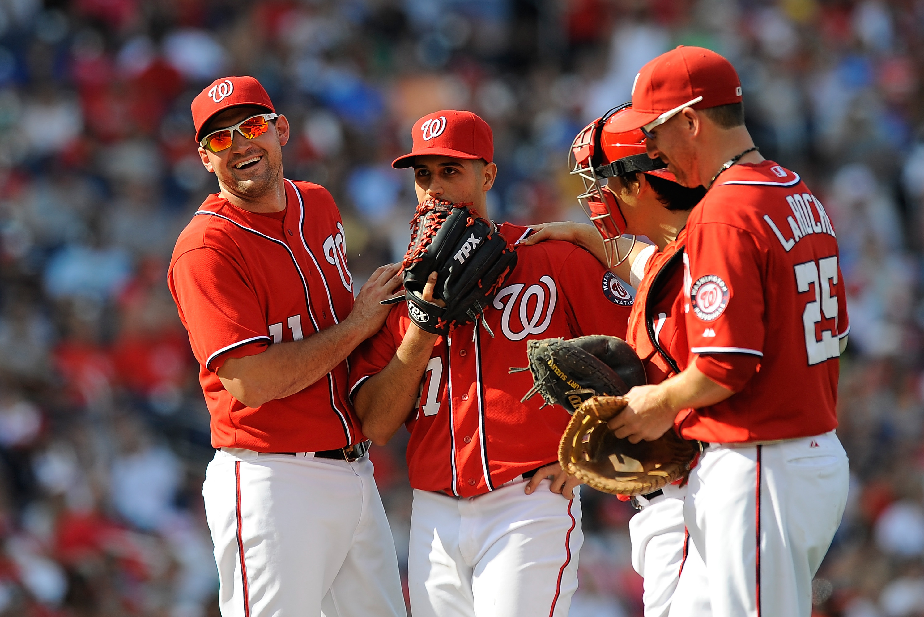 Washington Nationals' OF Bryce Harper And RHP Jordan Zimmermann