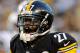 PITTSBURGH, PA - SEPTEMBER 16: Jonathan Dwyer #27 of the Pittsburgh Steelers reacts after a first down during the game against the New York Jets on September 16, 2012 at Heinz Field in Pittsburgh, Pennsylvania. (Photo by Joe Sargent/Getty Images)