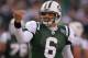 EAST RUTHERFORD, NJ - NOVEMBER 21: Mark Sanchez #6 of the New York Jets in action against the Houston Texans during their game on November21, 2010 at the New Meadowlands Stadium in East Rutherford, New Jersey. (Photo by Al Bello/Getty Images)