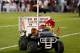 COLUMBIA, SC - OCTOBER 06: Sir Big Spur, mascot of the South Carolina Gamecocks, rides his motorized truck prior to the game against the Georgia Bulldogs at Williams-Brice Stadium on October 6, 2012 in Columbia, South Carolina. (Photo by Kevin C. Cox/Getty Images)