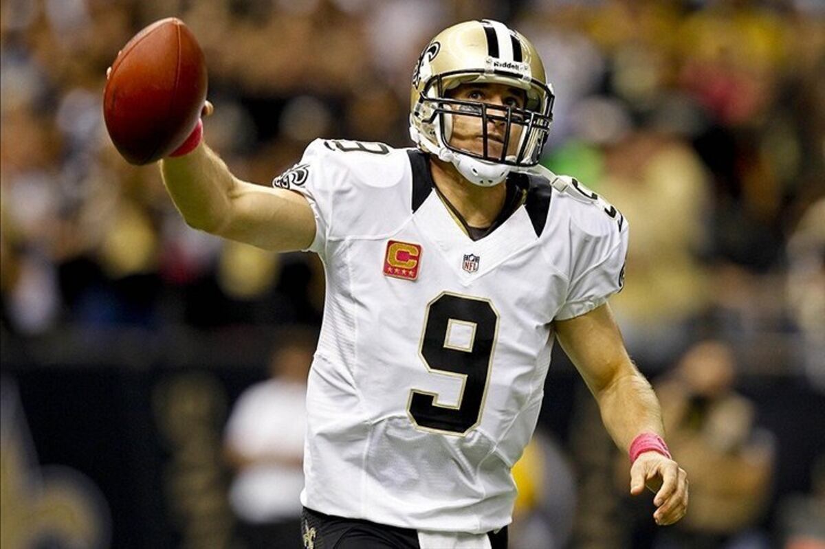 Fantasy Football Drew Brees Headlines 10 Player Dream Team Of Sunday