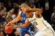 NEW YORK, NY - NOVEMBER 15: Mason Plumlee #5 of the Duke Blue Devils and Branden Dawson #22 of the Michigan State Spartans battle for the ball in the first half during the 2011 State Farm Champions Classic at Madison Square Garden on November 15, 2011 in New York City. (Photo by Patrick McDermott/Getty Images)