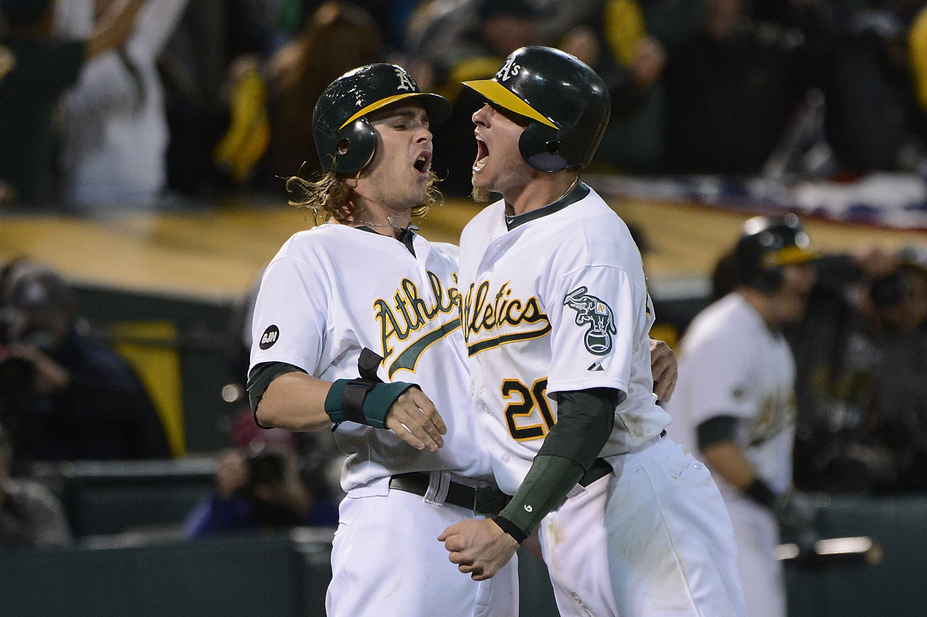 Coco Crisp and Josh Reddick take numbers seriously 