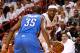 LeBron James will attempt to keep Durant from taking the MVP Award away from him.