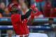 The Reds offense couldn't catch the Giants in game five of the NLDS Thurdsay.