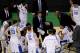NEW ORLEANS, LA - APRIL 02: Head coach John Calipari of the Kentucky Wildcats talks to his team in the second half while taking on the Kansas Jayhawks in the National Championship Game of the 2012 NCAA Division I Men's Basketball Tournament at the Mercedes-Benz Superdome on April 2, 2012 in New Orleans, Louisiana. (Photo by Chris Graythen/Getty Images)