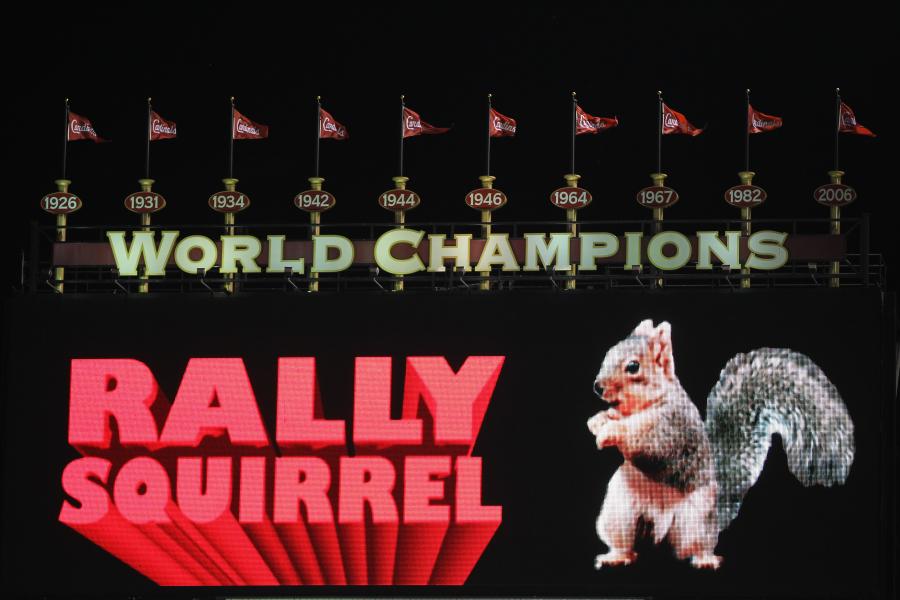 Cardinals Include Rally Squirrel on Championship Ring