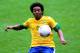NEWCASTLE UPON TYNE, ENGLAND - AUGUST 01: Marcelo of Brazil controls the ball during the Men's Football first round Group C match between Brazil and New Zealand on Day 5 of the London 2012 Olympic Games at St James' Park on August 01, 2012 in Newcastle upon Tyne, England. (Photo by Stanley Chou/Getty Images)