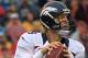 FOXBORO, MA - OCTOBER 7: Peyton Manning #18 of the Denver Broncos prepares to throw against the New England Patriots at Gillette Stadium on October 7, 2012 in Foxboro, Massachusetts. (Photo by Jim Rogash/Getty Images)