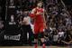 SAN ANTONIO, TX - MAY 17: Blake Griffin #32 of the Los Angeles Clippers walks off the court during a loss to the San Antonio Spurs in Game Two of the Western Conference Semifinals of the 2012 NBA Playoffs at AT&T Center on May 17, 2012 in San Antonio, Texas. NOTE TO USER: User expressly acknowledges and agrees that, by downloading and or using this photograph, User is consenting to the terms and conditions of the Getty Images License Agreement. (Photo by Ronald Martinez/Getty Images)