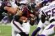 August 30, 2012; Houston, TX, USA; Houston Texans running back Jonathan Grimes (43) rushes during the second quarter against the Minnesota Vikings at Reliant Stadium. Mandatory Credit: Troy Taormina-US PRESSWIRE