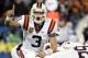 CHARLOTTE, NC - DECEMBER 03: Quarterback Logan Thomas #3 of the Virginia Tech Hokies calls an audible from the line of scrimmage during the ACC Championship game against the Clemson Tigers at Bank of America Stadium on December 3, 2011 in Charlotte, North Carolina. (Photo by Jared C. Tilton/Getty Images)