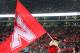 Oct 6, 2012; Columbus, OH, USA; Nebraska Cornhuskers mascot Herby Husker waves a flag on the sidelines in the fourth quarter against the Ohio State Buckeyes at Ohio Stadium. Mandatory Credit: Andrew Weber-US PRESSWIRE