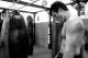 TUALATIN, OR - JUNE 26: (Editor's Note: This images was converted to black and white.) Chael Sonnen takes a break during a workout at the Team Quest gym on June 26, 2012 in Tualatin, Oregon. Sonnen will fight Anderson Silva July 7, 2012 at UFC 148 in Las Vegas, Nevada. (Photo by Jonathan Ferrey/Getty Images)