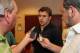 NEW YORK, NY - SEPTEMBER 13: Zach Parise of the Minnesota Wild speaks with the media following the NHLPA press conference at Marriott Marquis Times Square on September 13, 2012 in New York City. (Photo by Bruce Bennett/Getty Images)