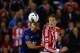 STOKE ON TRENT, ENGLAND - SEPTEMBER 24: Rio Ferdinand of Manchester United and Peter Crouch of Stoke City battle for the ball during the Barclays Premier League match between Stoke City and Manchester United at the Britannia Stadium on September 24, 2011 in Stoke on Trent, England. (Photo by Laurence Griffiths/Getty Images)