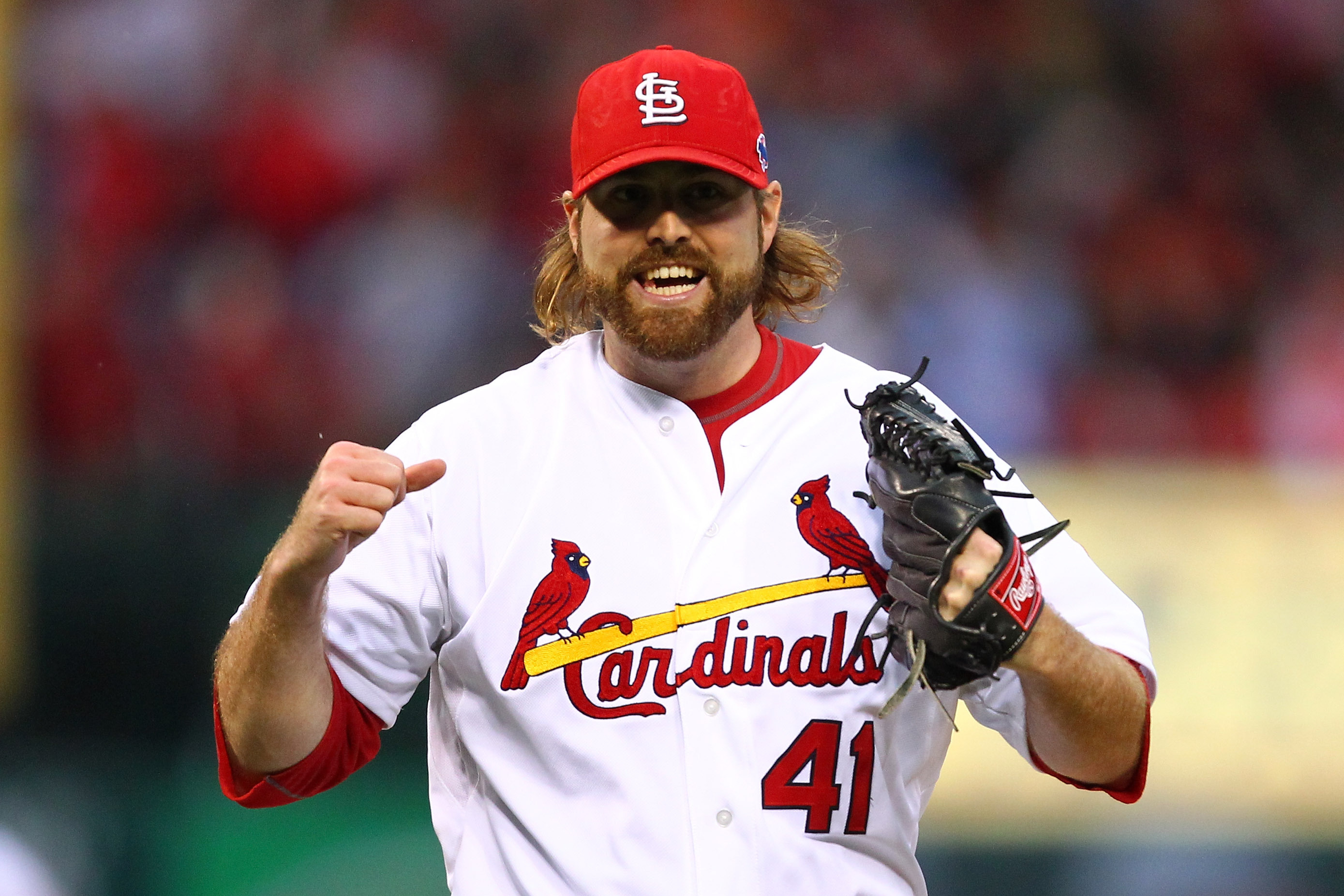 Cardinals Beat Rain and Giants for 2-1 Lead in N.L.C.S. - The New