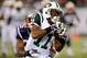 EAST RUTHERFORD, NJ - NOVEMBER 13: Jeremy Kerley #11 of the New York Jets in action against the New England Patriots at MetLife Stadium on November 13, 2011 in East Rutherford, New Jersey. (Photo by Patrick McDermott/Getty Images)