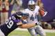 MINNEAPOLIS, MN - SEPTEMBER 25: Jared Allen #69 of the Minnesota Vikings tackles Jahvid Best #44 of the Detroit Lions late in the game at the Hubert H. Humphrey Metrodome on September 25, 2011 in Minneapolis, Minnesota. (Photo by Adam Bettcher /Getty Images)