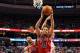 PHILADELPHIA, PA - MAY 04: Joakim Noah #13 of the Chicago Bulls grabs a rebound in Game Three of the Eastern Conference Quarterfinals in the 2012 NBA Playoffs at the Wells Fargo Center on May 4, 2012 in Philadelphia, Pennsylvania. NOTE TO USER: User expressly acknowledges and agrees that, by downloading and or using this photograph, User is consenting to the terms and conditions of the Getty Images License Agreement. (Photo by Drew Hallowell/Getty Images)