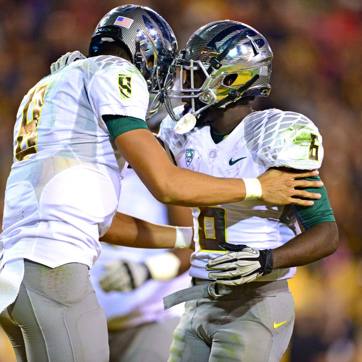 Oregon vs. ASU Ducks Embarrass Sun Devils in 4321 Rout News, Scores