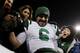 FOXBORO, MA - JANUARY 16: Mark Sanchez #6 of the New York Jets celebrates with his mother Olga Macias after the Jets defeated the Patriots 28 to 21 in their 2011 AFC divisional playoff game at Gillette Stadium on January 16, 2011 in Foxboro, Massachusetts. (Photo by Jim Rogash/Getty Images)