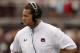 STARKVILLE, MS - SEPTEMBER 8: Coach Gene Chizik paces the sidelines late in the fourth quarter against Mississippi State in a NCAA college football game on September 8, 2012 at Davis Wade Stadium in Starkville, Mississippi. (Photo by Butch Dill/Getty Images)