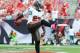TAMPA, FL - OCTOBER 14: Running back LeGarrette Blount #27 of the Tampa Bay Buccaneers celebrates in the end zone after running 11 yards for a touchdown against the Kansas City Chiefs October 14, 2012 at Raymond James Stadium in Tampa, Florida. Tampa won 38 - 10. (Photo by Al Messerschmidt/Getty Images)
