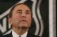 NEW YORK, NY - SEPTEMBER 13: Commissioner Gary Bettman of the National Hockey League speaks to the media at Crowne Plaza Times Square on September 13, 2012 in New York City. (Photo by Bruce Bennett/Getty Images)