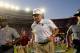 GAINESVILLE, FL - OCTOBER 20: Head coach Steve Spurrier of the South Carolina Gamecocks leaves the field following his teams loss turnover the Florida Gators at Ben Hill Griffin Stadium on October 20, 2012 in Gainesville, Florida. (Photo by Chris Trotman/Getty Images)