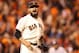 SAN FRANCISCO, CA - OCTOBER 21: Sergio Romo #54 of the San Francisco Giants reacts after recording the last out as the Giants defeat the St. Louis Cardinals 6-1 in Game Six of the National League Championship Series at AT&T Park on October 21, 2012 in San Francisco, California. (Photo by Christian Petersen/Getty Images)